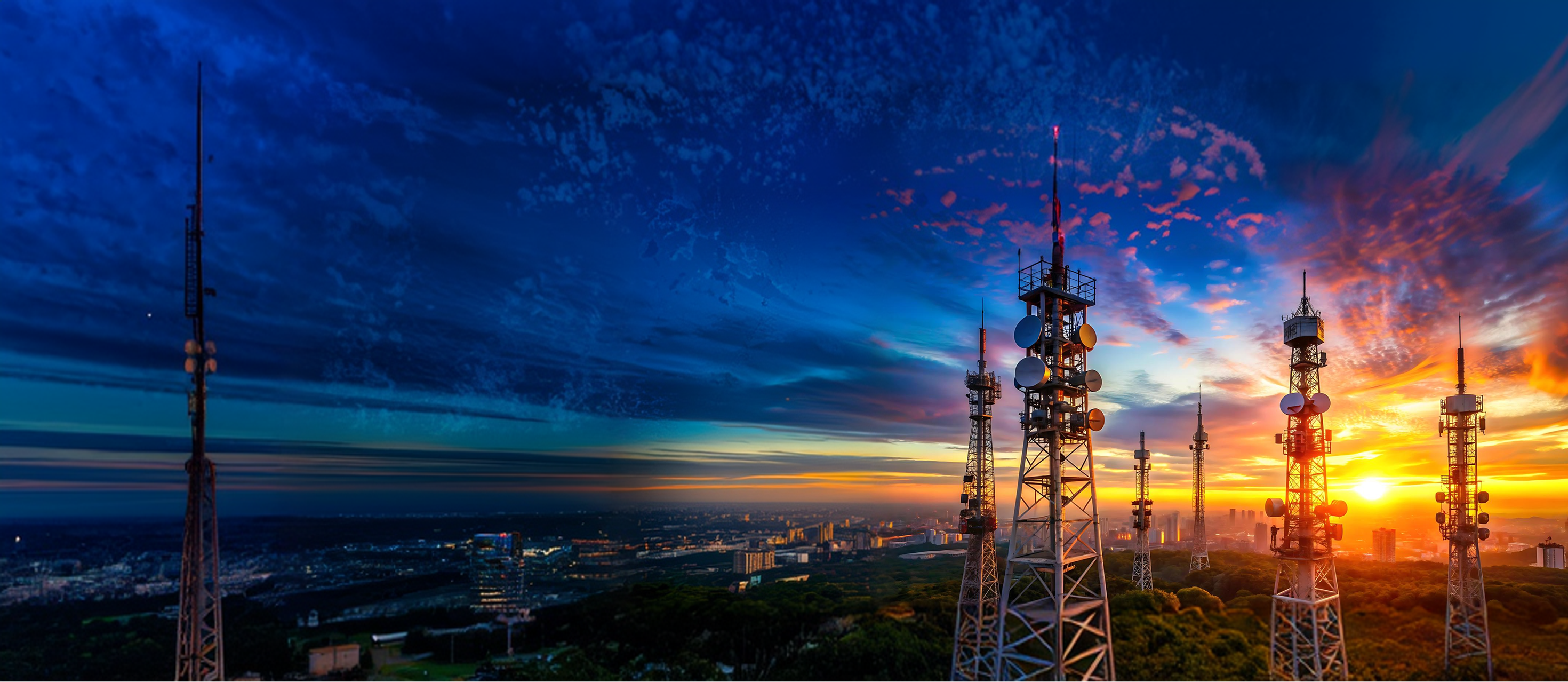 Telecommunications Hero Background